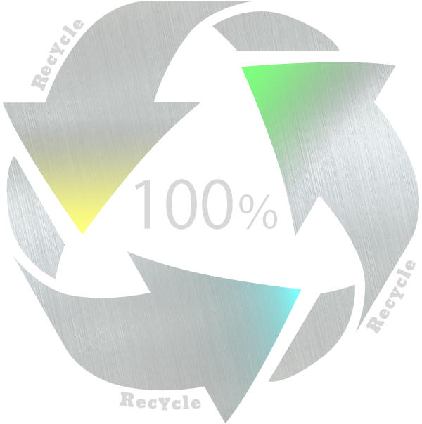 リサイクル100%